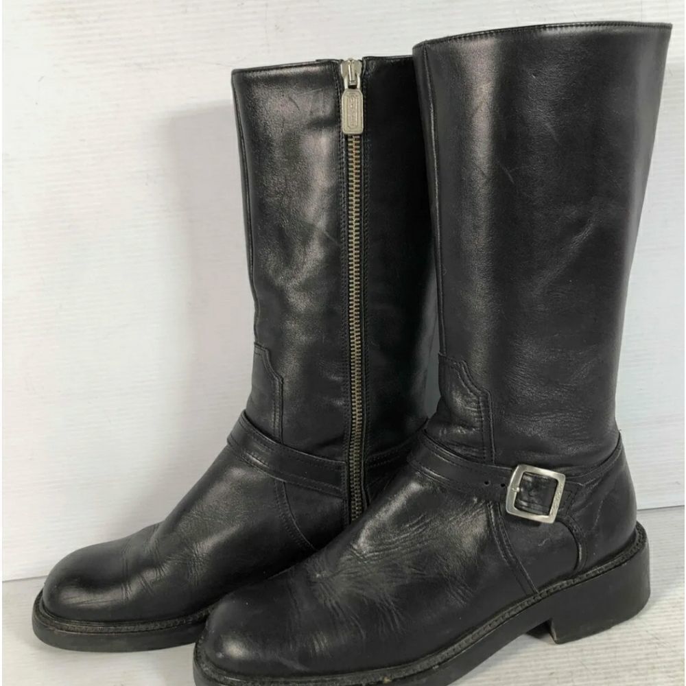 Coach leather buckle boots - Picture 3 of 13